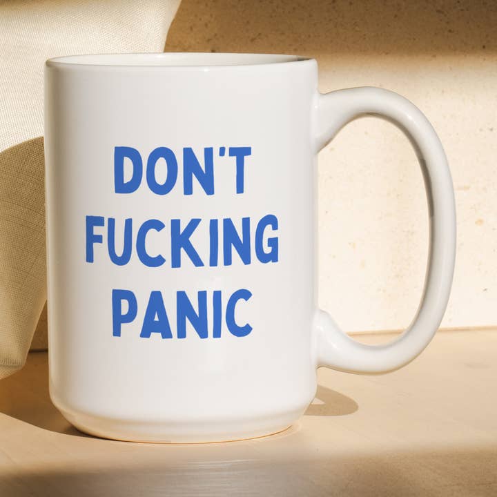 Don't Fucking Panic | Mug for wholesale by Wisdom and Wonder Designs