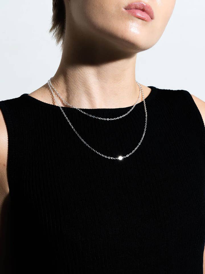 Easy Chain Necklace • 925 Sterling Silver for wholesale by SOLI STUDIO