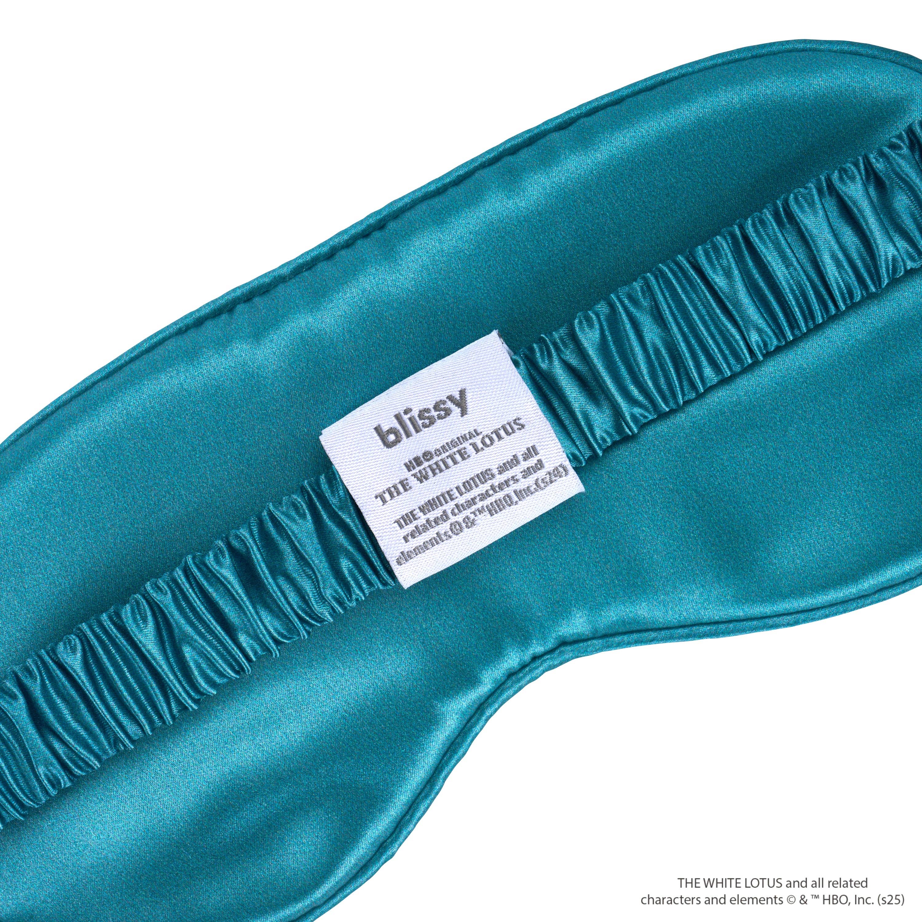 Blissy - Wholesale Sleep/Eye Mask - Sleep Mask - White Lotus - Emerald Jungle9