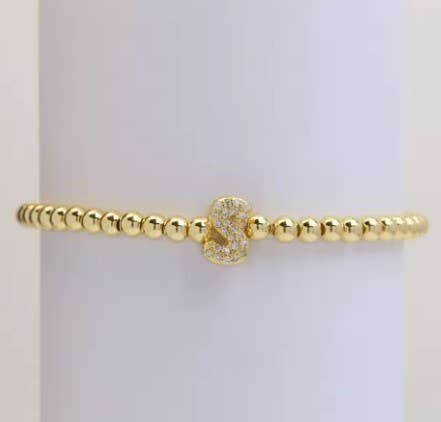 Malibu Sugar – Conjunto de joias por atacado – Pulseiras com Contas Douradas com Iniciais Perfeitas para o Natal!!13