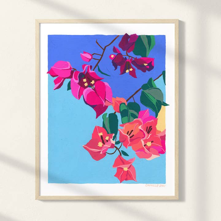 Bougainvillea Druck für den Großhandel von Camille Shu