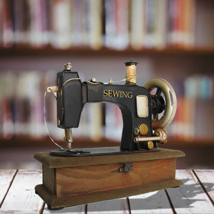 Vintage Style 1920's Decorative Sewing Machine- 2 Options for wholesale by Zaer Ltd. International