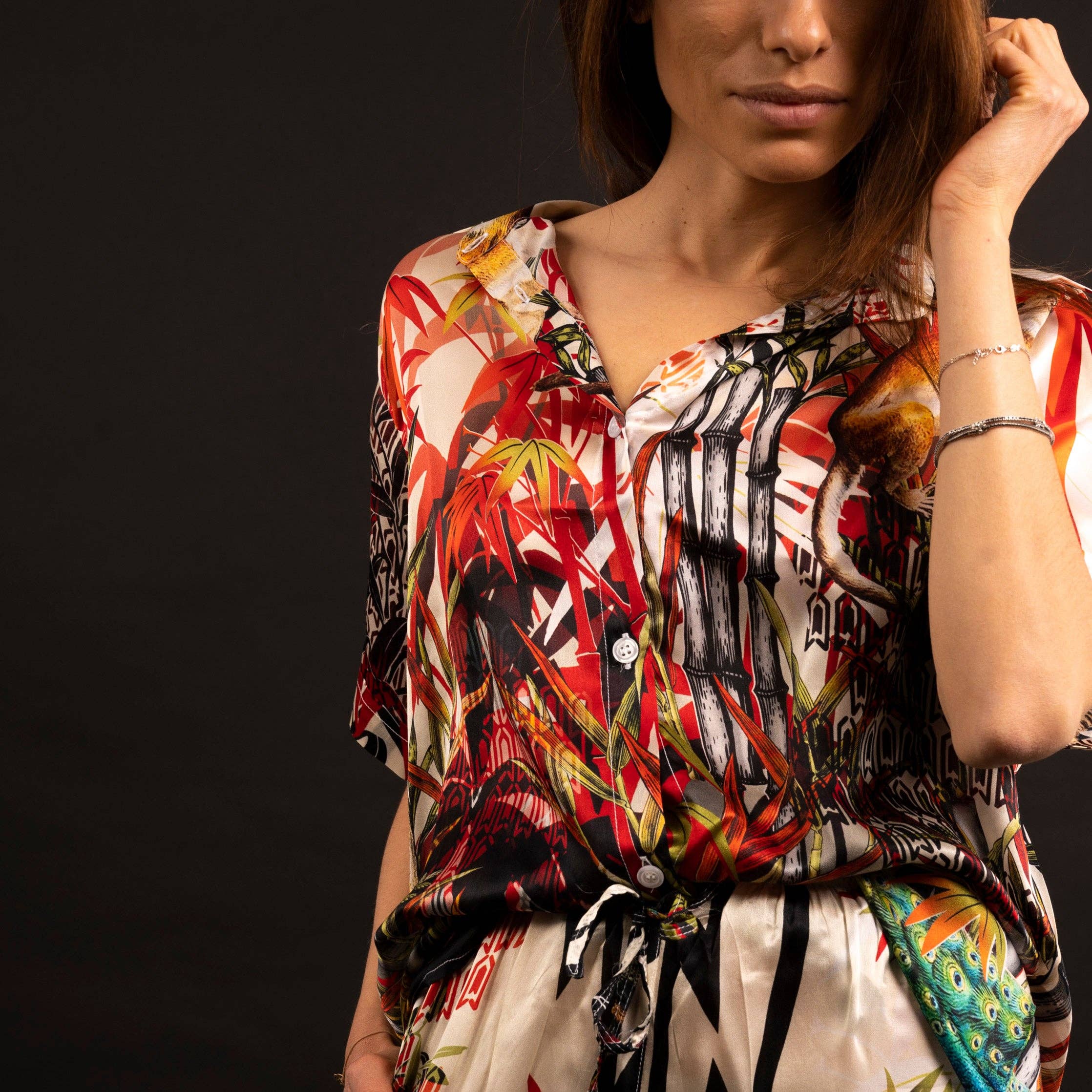 MUNID – Engroshandel Skjorte med buttondown – til kvinder – Paraiba skjorte0