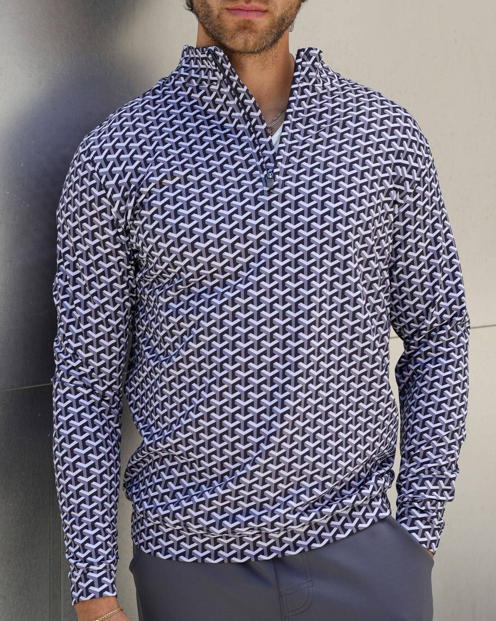 USA Palm - Wholesale Sweatshirt - Unisex - Cloud 1/4 Zip42