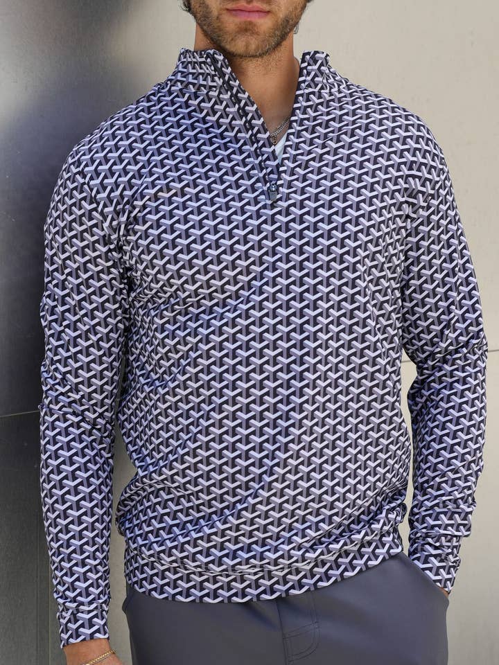 USA Palm - Wholesale Sweatshirt - Unisex - Cloud 1/4 Zip42