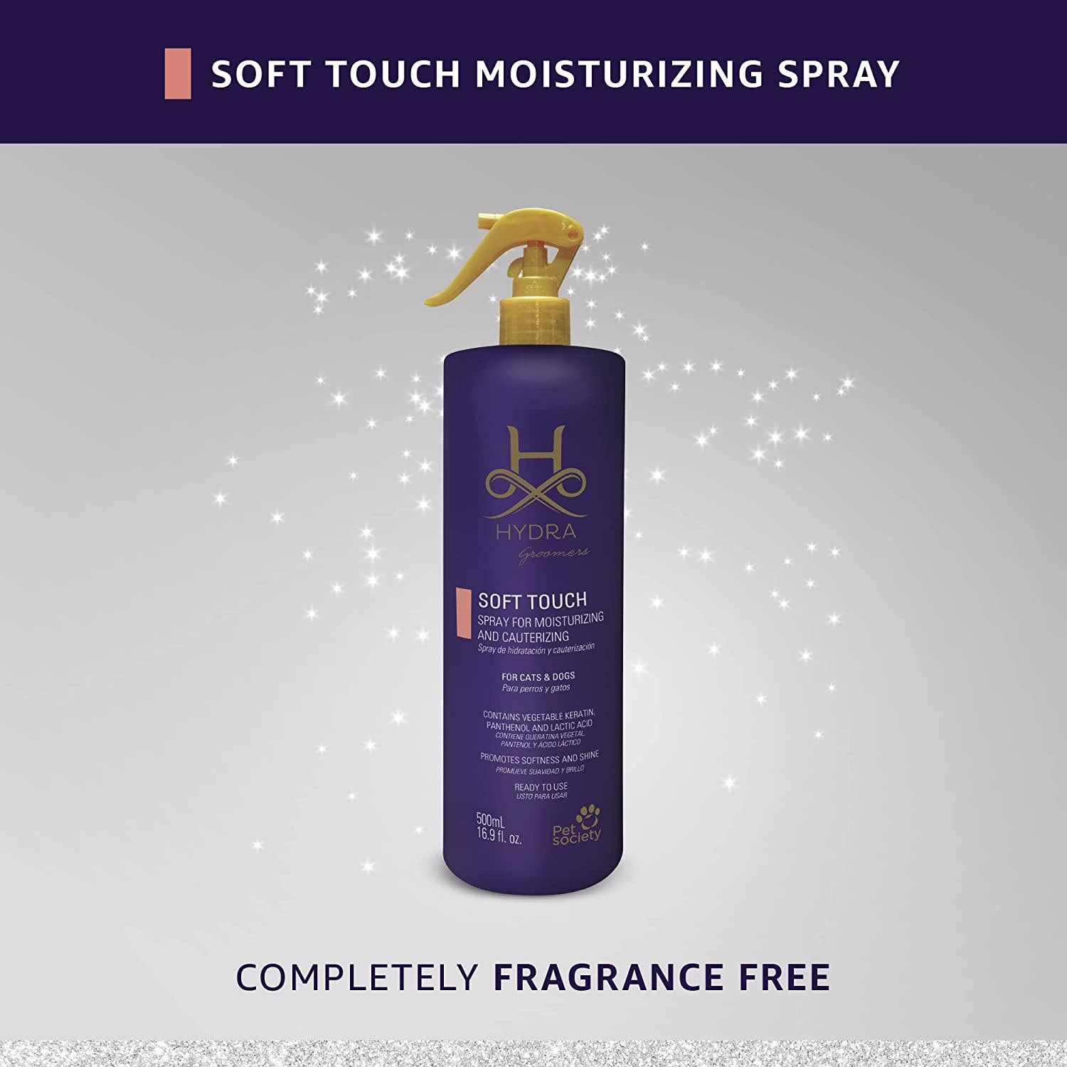 Hydra by Pet Society - Wholesale Pet Spray - Cat/Dog - Hydra Soft Touch1