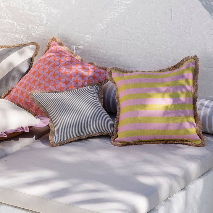 Oak & Ave - Wholesale Chair cushion - WHOLESALE Pinstripe Cushion - Cover Only1