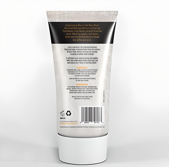 My Wholesale Warehouse - Wholesale Toothpaste - Groomarang Activated Bamboo Charcoal Teeth Whitening Toothpaste2