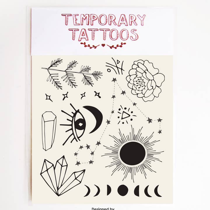 Missy Minzy - Wholesale Temporary tattoo - Sun and Moon Temporary Tattoos