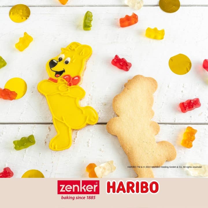 Zenker - Wholesale Kitchen Tool/Gadget - Zenker Haribo set of 2 stainless steel gold teddy bear cutters5