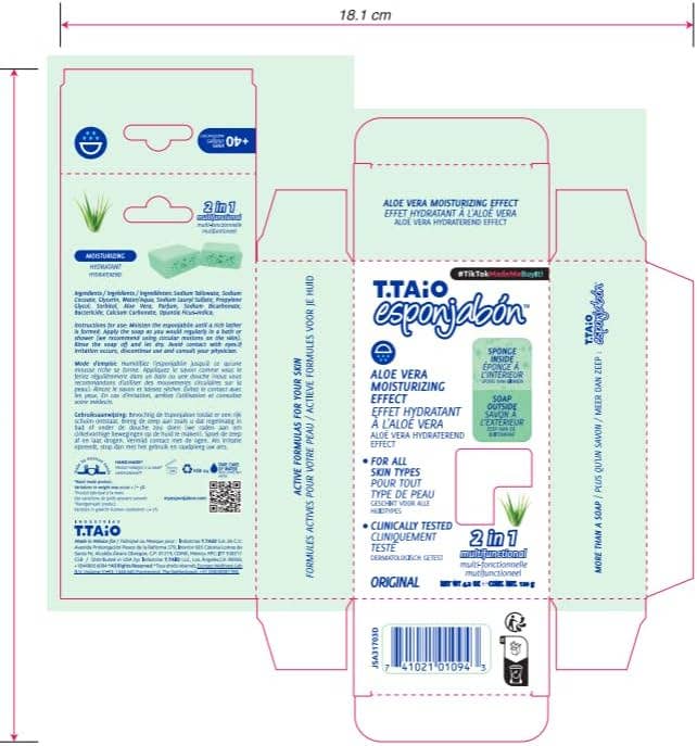 Innovarix - Wholesale Body Scrub/Exfoliant - Zeep Spons/Schrobber - Aloë Vera 120 g.2