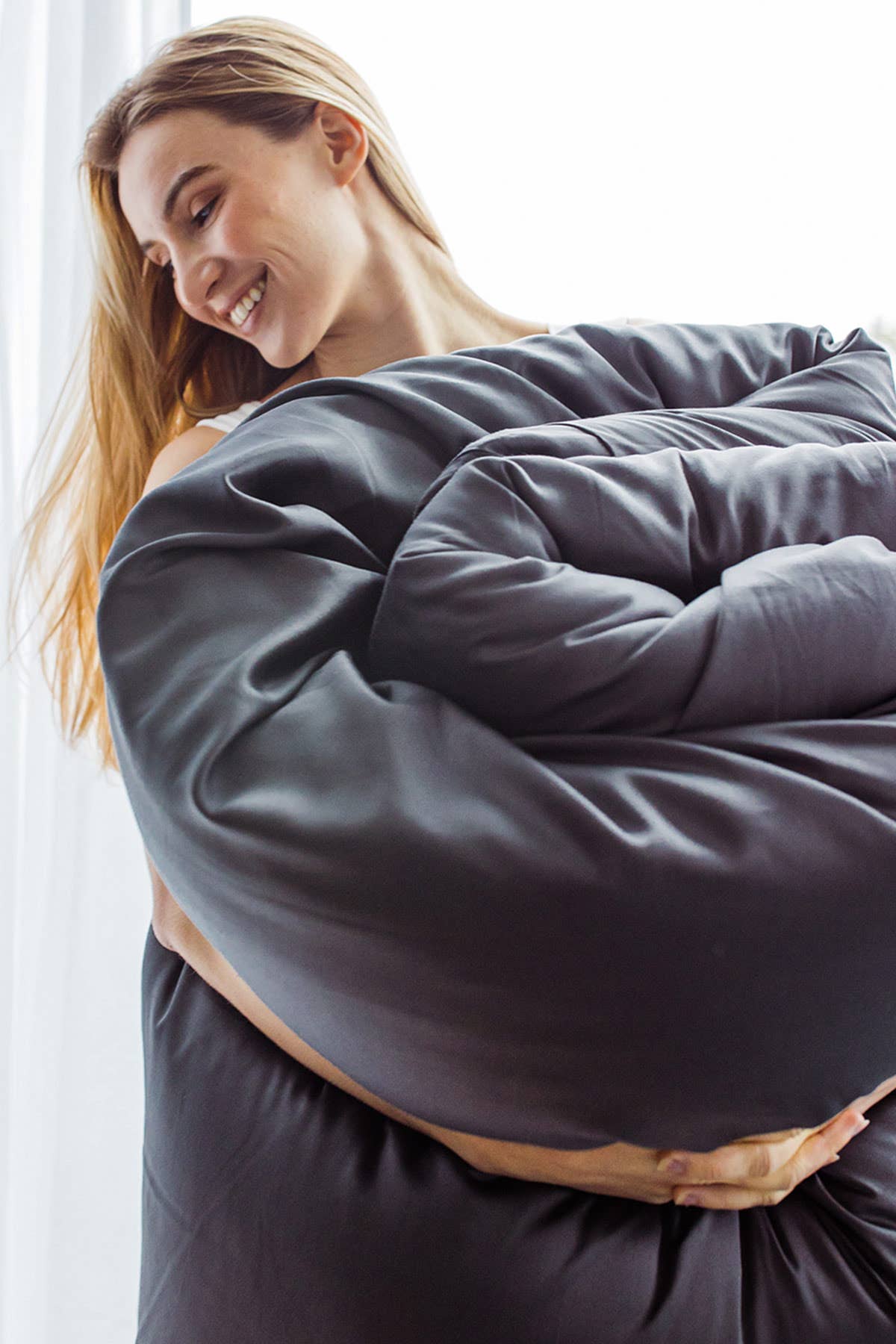 YALA - Wholesale Bedding Blanket - BAMBOODREAMS® LUXE SATEEN COMFORTER COVER4