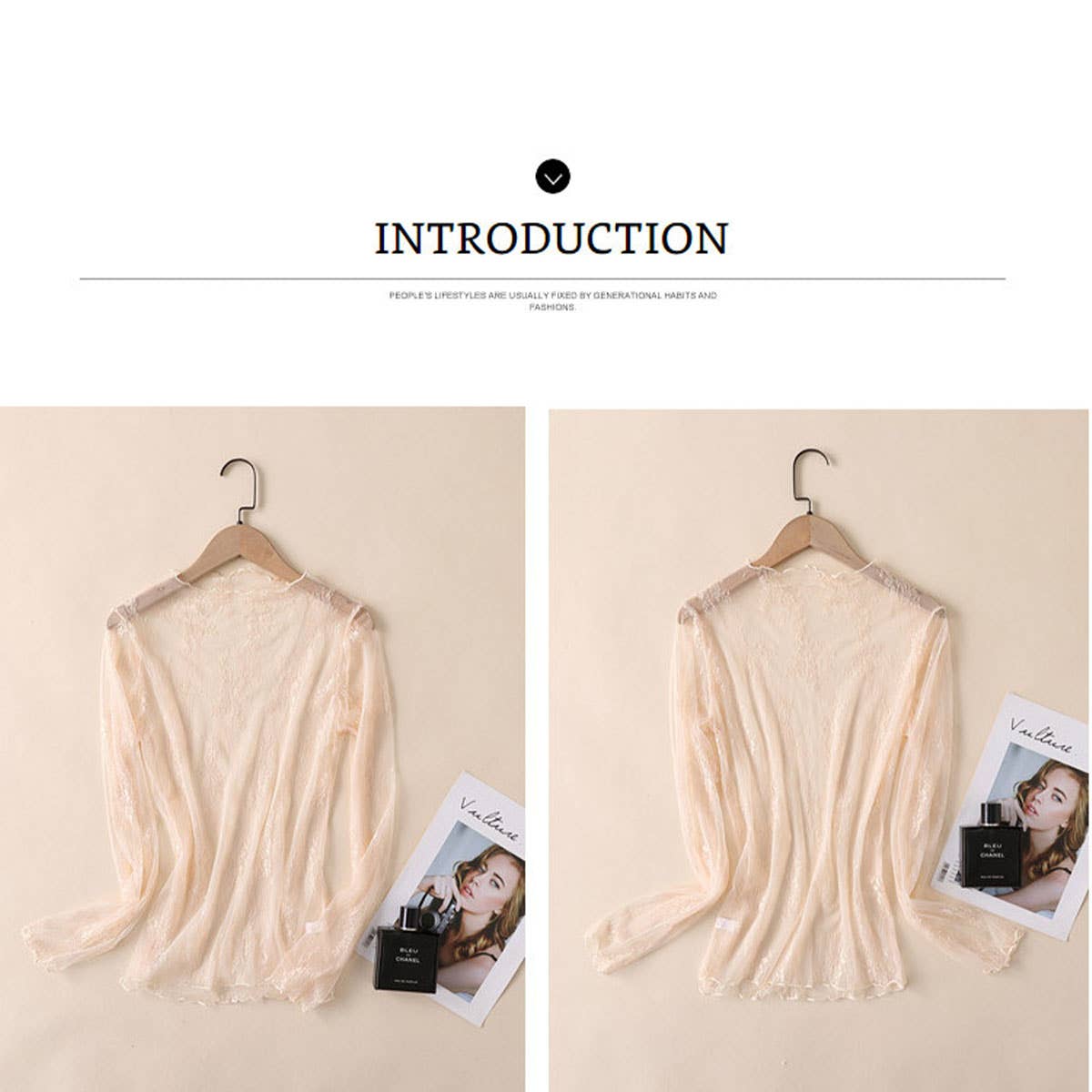 ACCITY - Wholesale Blouse - Women's - Sexy Mesh Blouse - Long Sleeve Lace Top for Women_CWTBLL36199