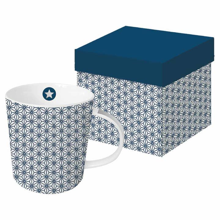 MUG IN GIFT BOX-GINZA, BLUE for wholesale by Paperproducts Design • Ambiente