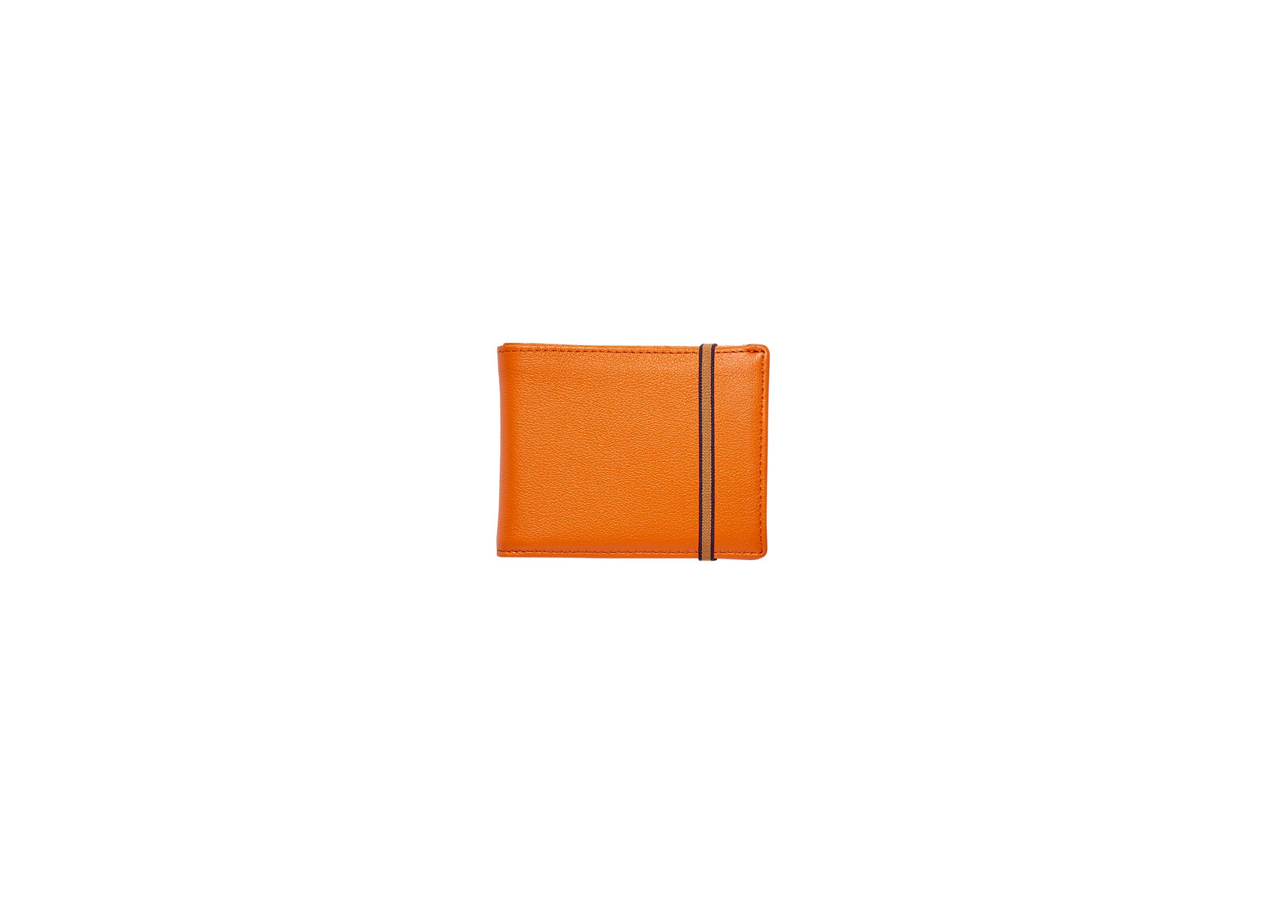 Carre Royal - Wholesale Wallet - Men's - Orange Minimalist Wallet With Coin Pocket1