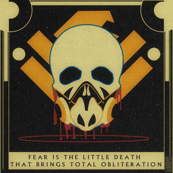 Dune Series - Total Obliteration | Watercolor Print for wholesale by Neeff