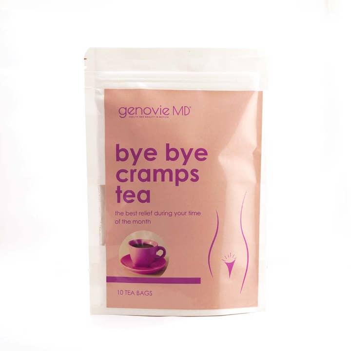 GenovieMD - Wholesale Health/Detox Tea - Bye Bye Cramps Tea, 10 tea bags Ease Menstrual Comfort1