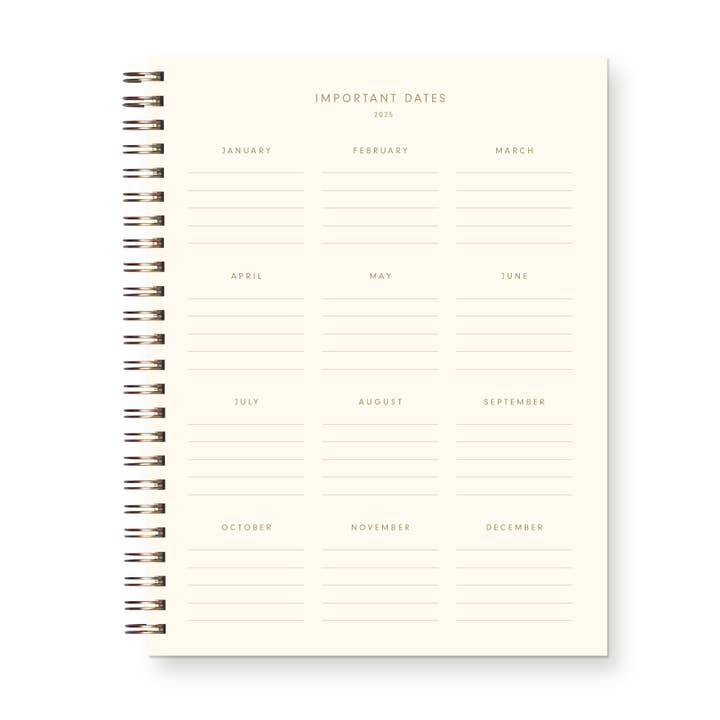 Ruff House Print Shop - Wholesale Planner - 2025 Signature Dated Weekly Planner : Calendar Year