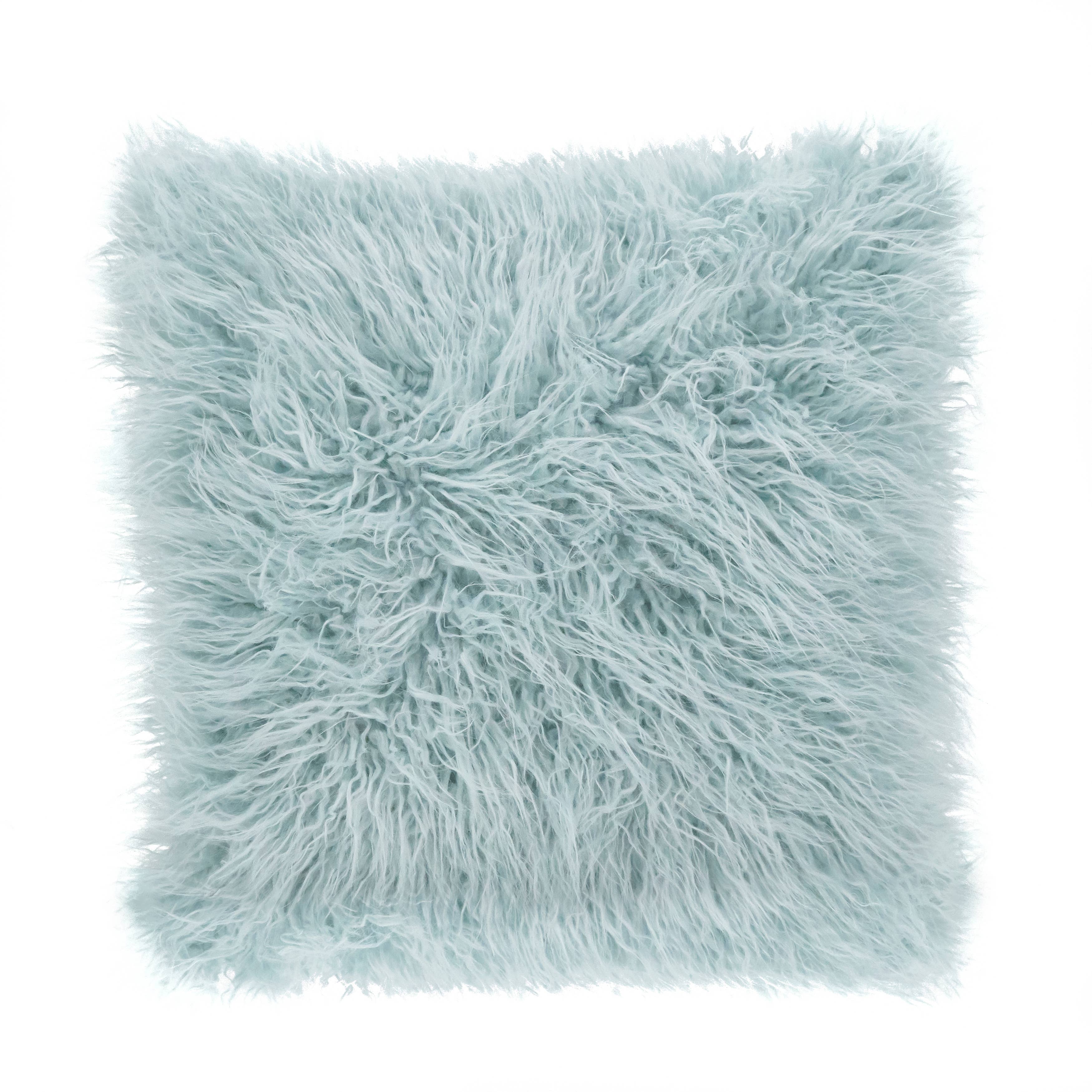Saro Lifestyle - Wholesale Throw/Decorative Pillow - Faux Mongolian Fur Pillow - Poly Filled5