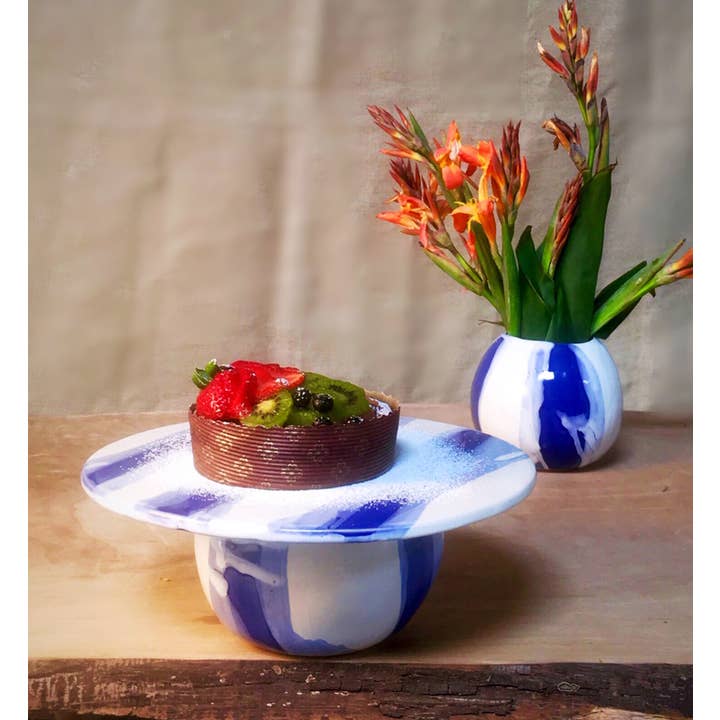 ALEX MARSHALL STUDIOS - Wholesale Cake Stand - Large Sphere Cake Plate