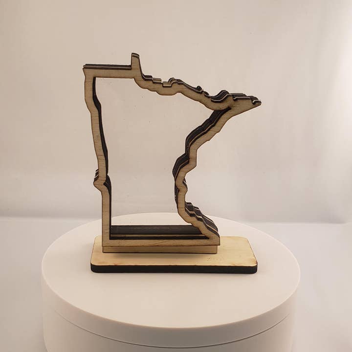 Sea Glass Displays - Wholesale Display Case - Minnesota Sea Beach Glass Agate Shadowbox Display 4 Styles4