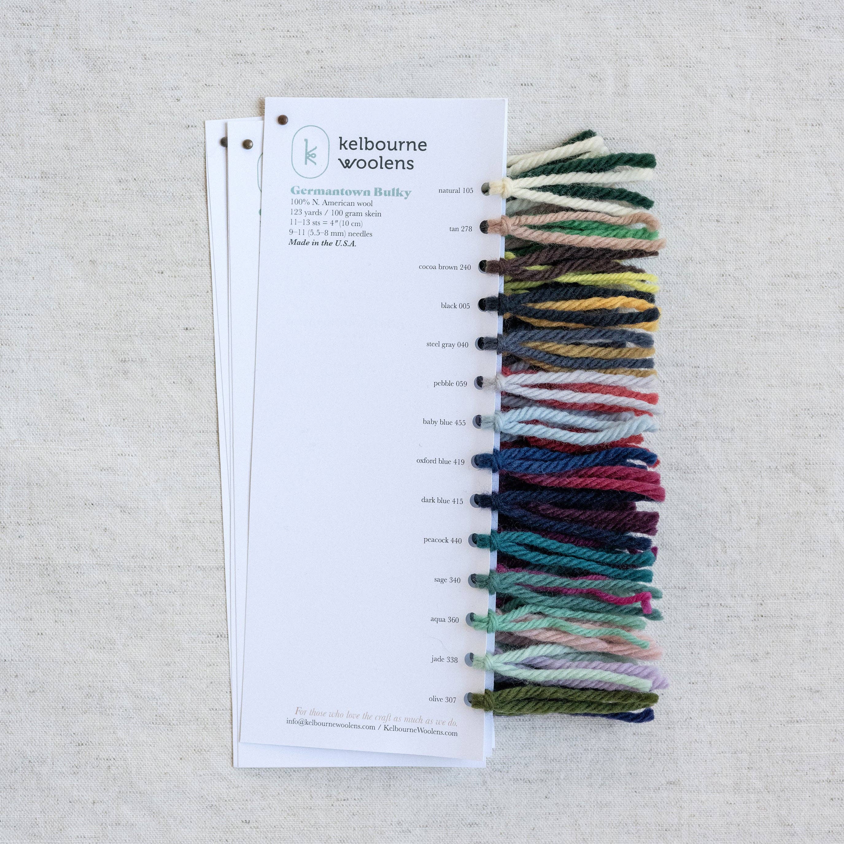 Kelbourne Woolens - Wholesale Yarn - Color Cards5
