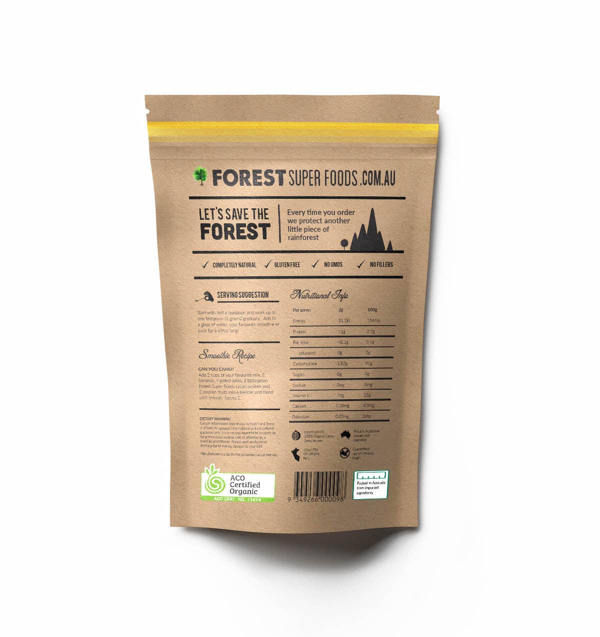 Forest Super Foods - Wholesale Protein/superfood powder - Certified Organic Camu Camu Berry Powder5