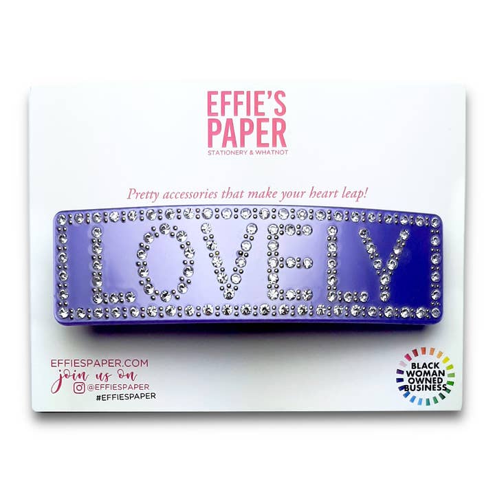 DEJLIGE። Crystal Barrette for engroshandel hos Effie's Paper