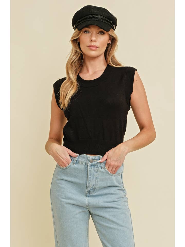 Cloud Ten - Wholesale Knit Sweater - Women's - CSW9821 - Women's Rib Neck Knit Sweater14