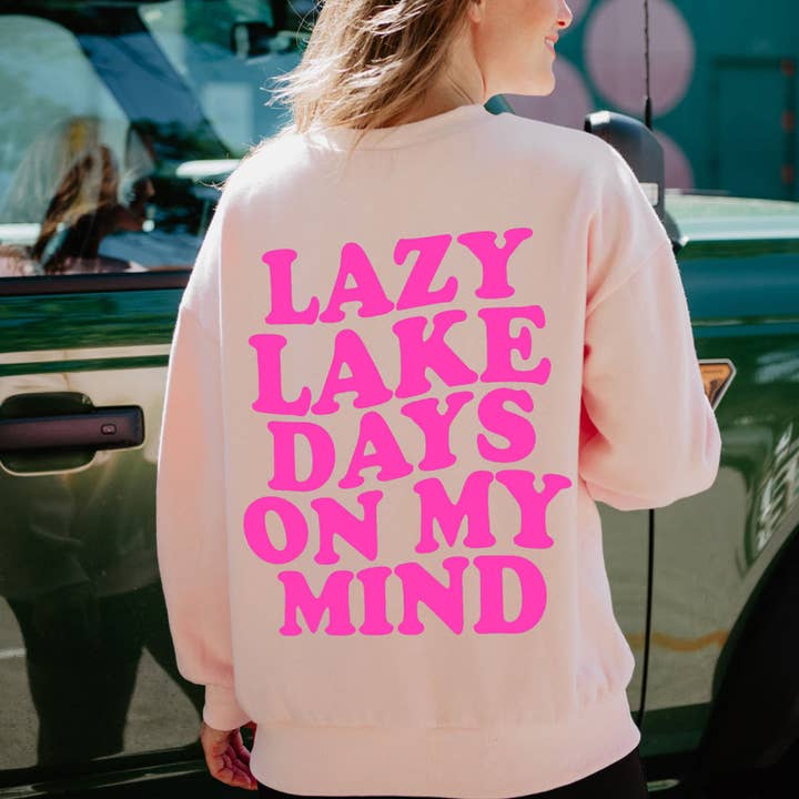Katydid - Venta al por mayor Sudadera estampada - Mujer - Sudadera con estampado Days On My Mind de Lazy Lake2