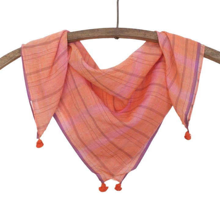 Rover & Kin - Wholesale Bandana - Women's - Berry Jamdani Bandana0