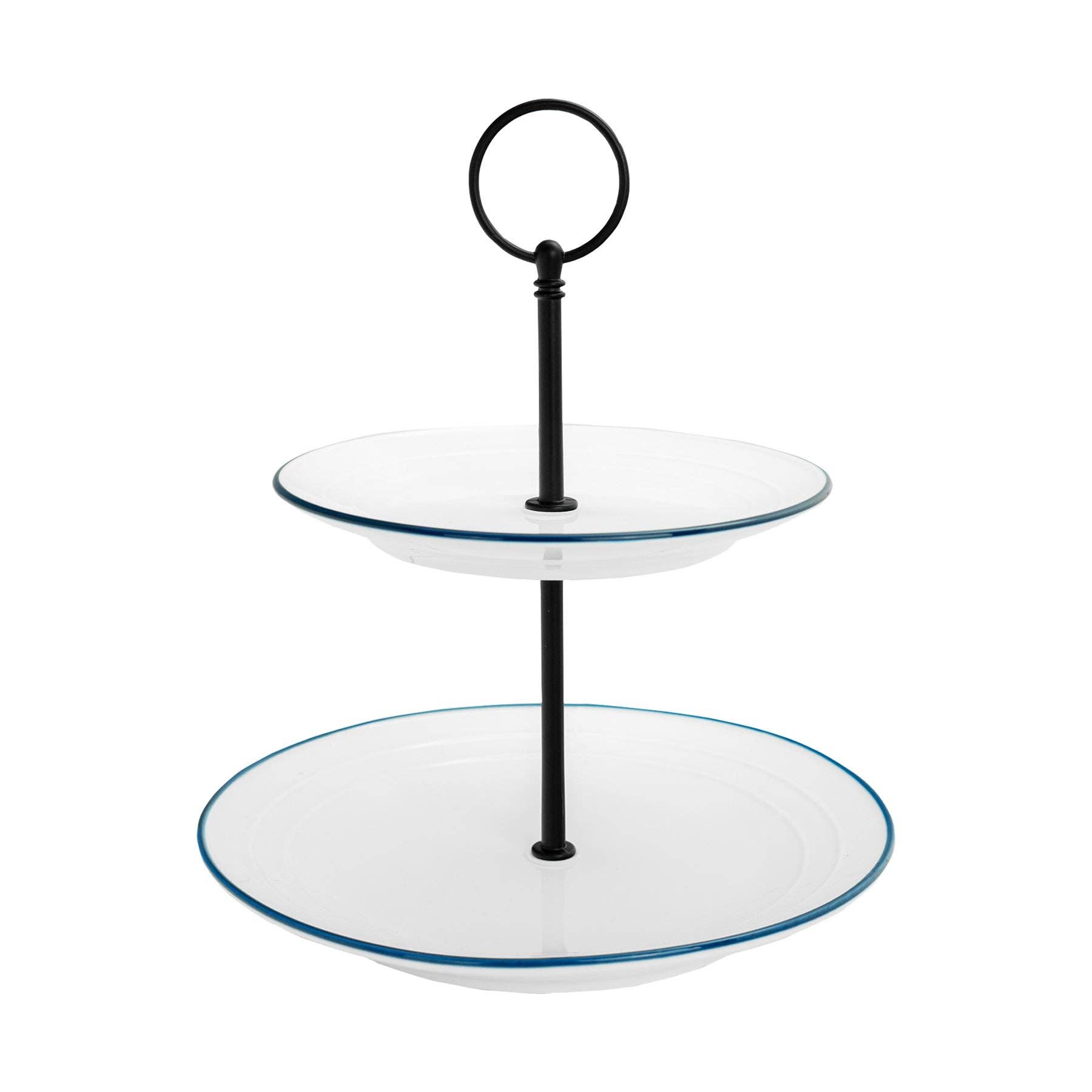 Rinkit Ltd - Vente Présentoirs à gâteaux - Présentoir à gâteaux en porcelaine Farmhouse Nicola Spring - 21 x 24 cm0