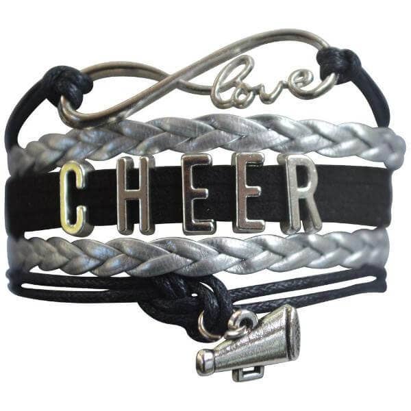 Sportybella - Wholesale Charm/Dangle Bracelet - Cheer Charm Bracelet - 22 Team Colors Available