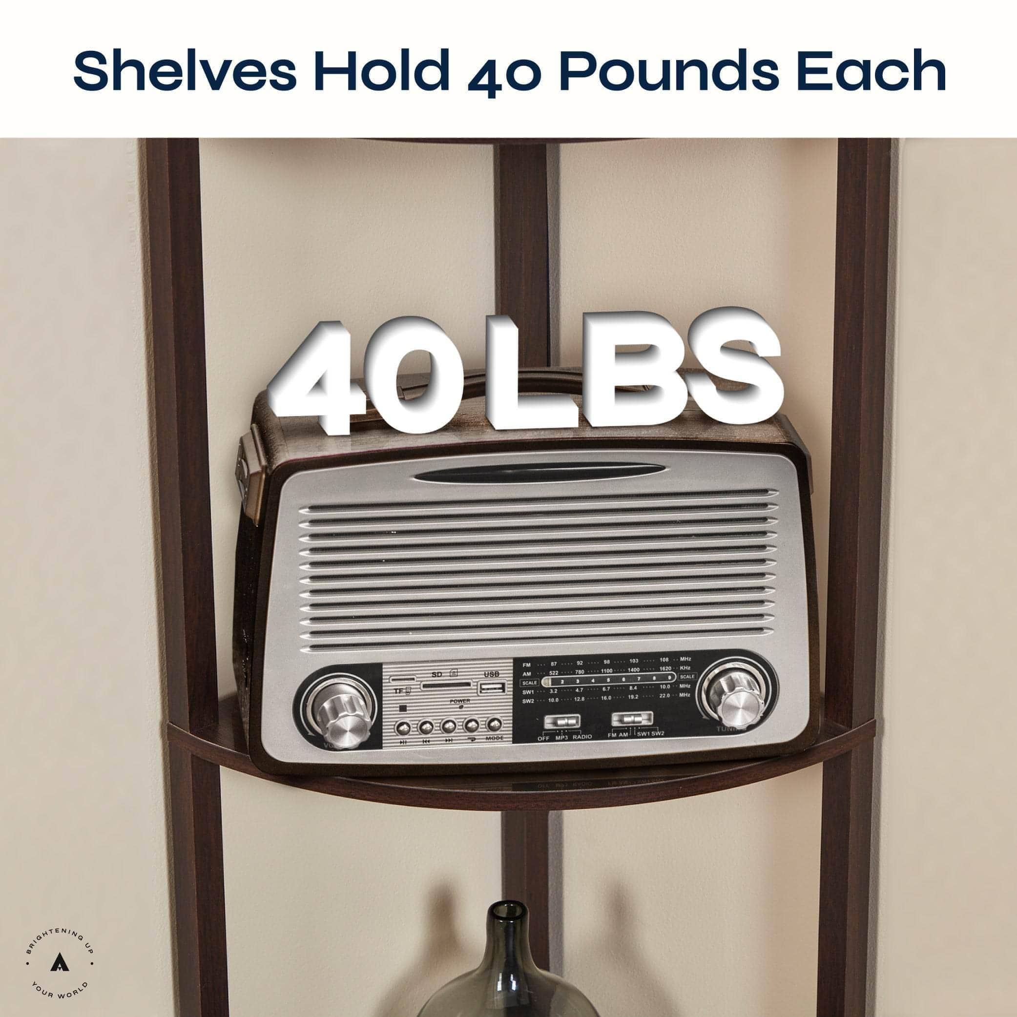 FENLO - Wholesale Floor Lamp - ATAMIN Alvis Edge - 72" Corner Floor Lamp with Shelves9