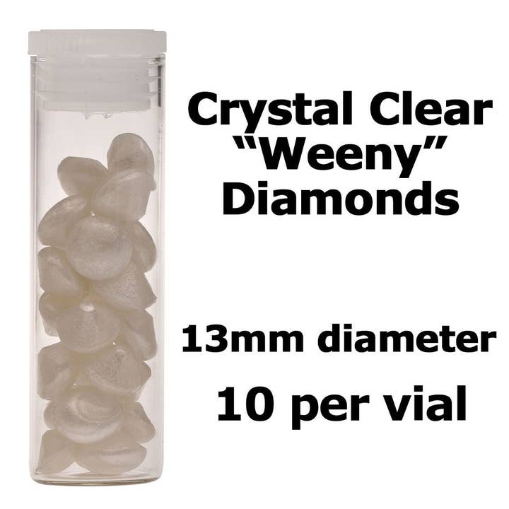 Diamantes de isomalte comestíveis Crystal Candy - 13 mm. Pérola por atacado de Crystal Candy Unique Cake Decorations