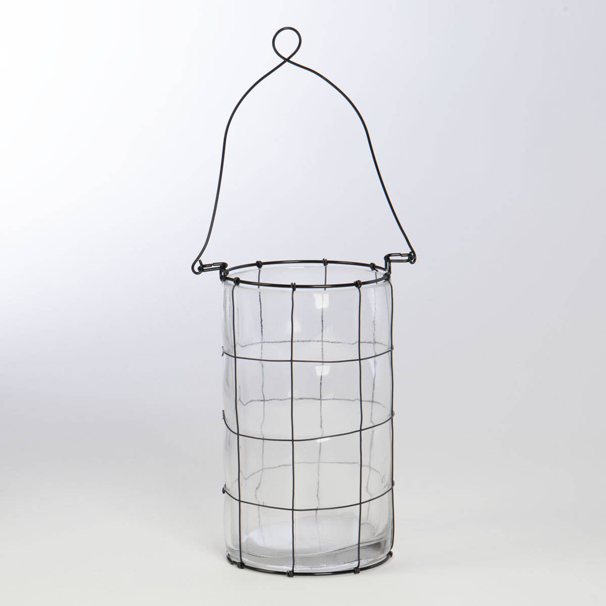 Willow Group - Wholesale Vase - RD WIRE/GLASS VASE DH **MM12**3