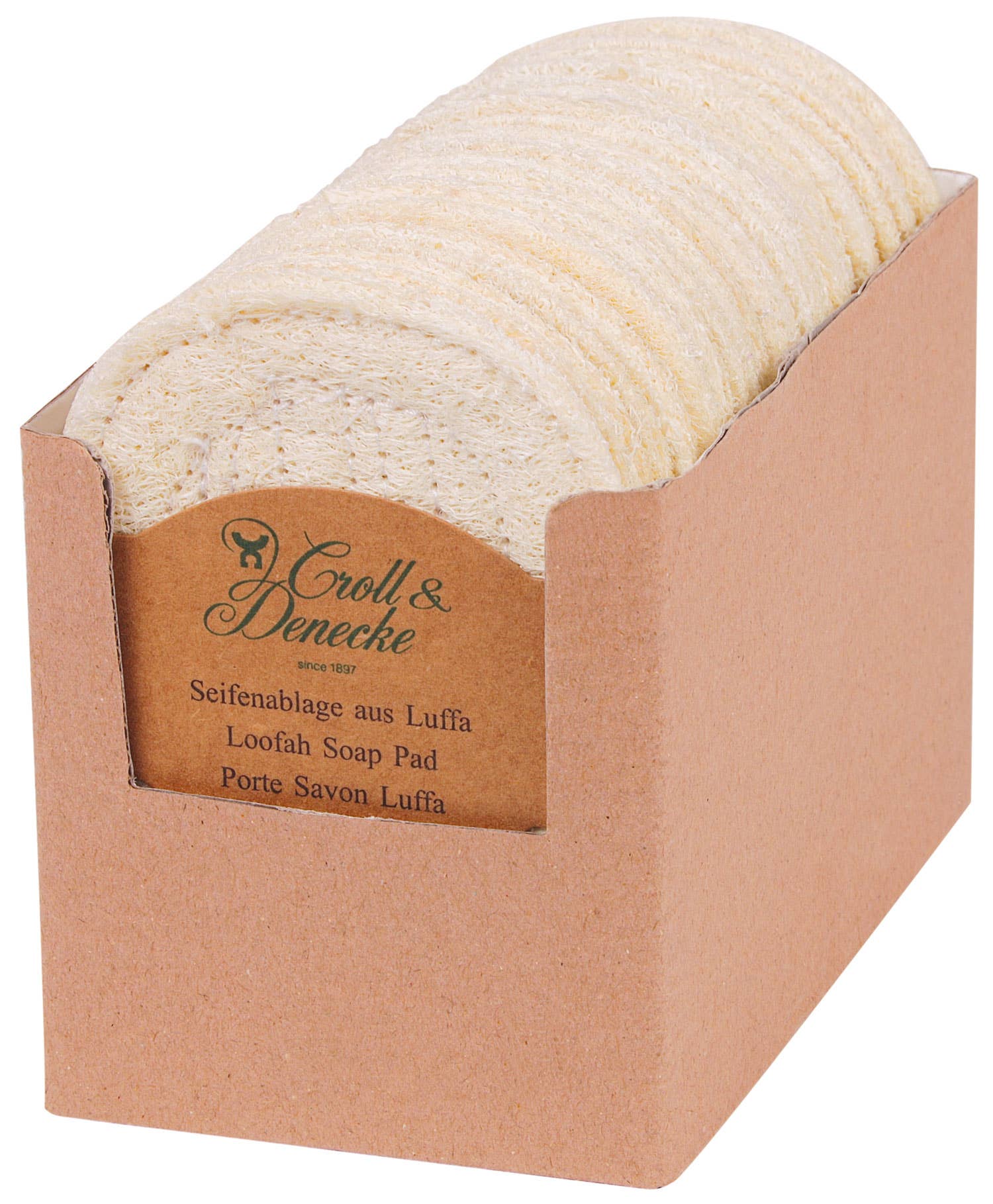 Croll & Denecke - Wholesale Bath Pouf/Sponge - Loofah soap dish from loofah gourd vegan natural3