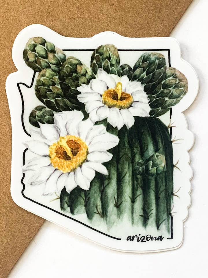 Arizona State Flower Sticker for wholesale by Jo Creative Co