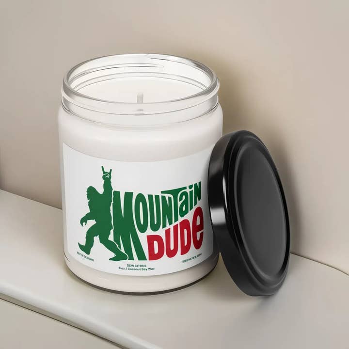 Nefer Designer Candles & Home Decor - Wholesale Jar/Filled Candle - The Mountain Dude | Hand Poured Soda Pop Soy Candle5