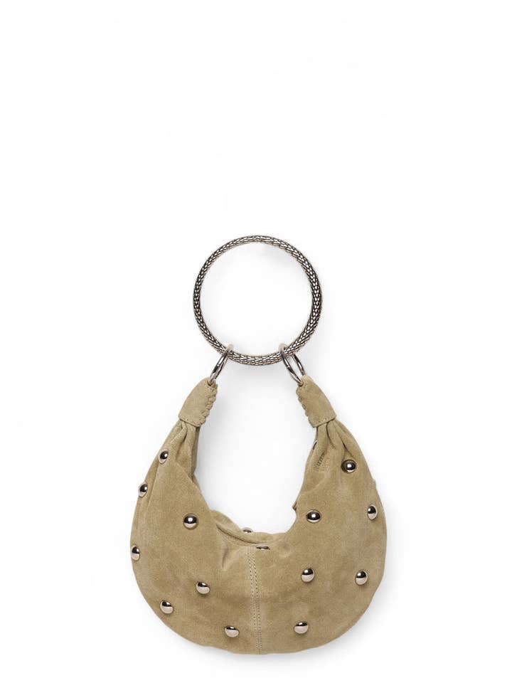 Miller Mini Hobo, Ginger Root Suede for wholesale by Walter Baker