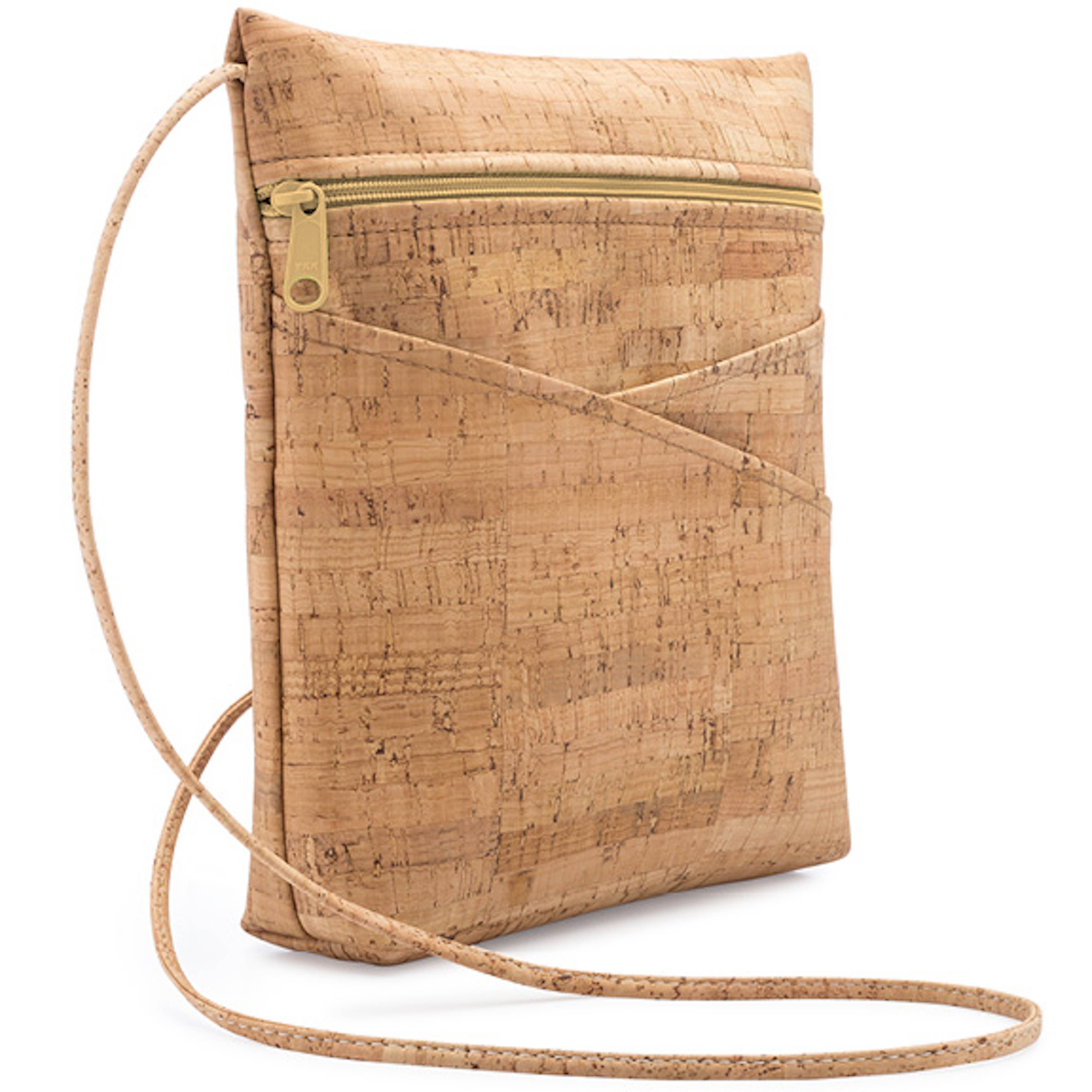 Natalie Therese – bolsa tiracolo - Mulher por atacado – Bolsa a Tiracolo de Cortiça, 2 Bolsos Cruzados | Cortiça Rústica2