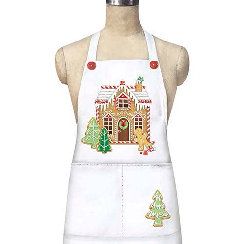 Gingerbread House Loose Apron for wholesale by Mary Lake-Thompson Ltd.