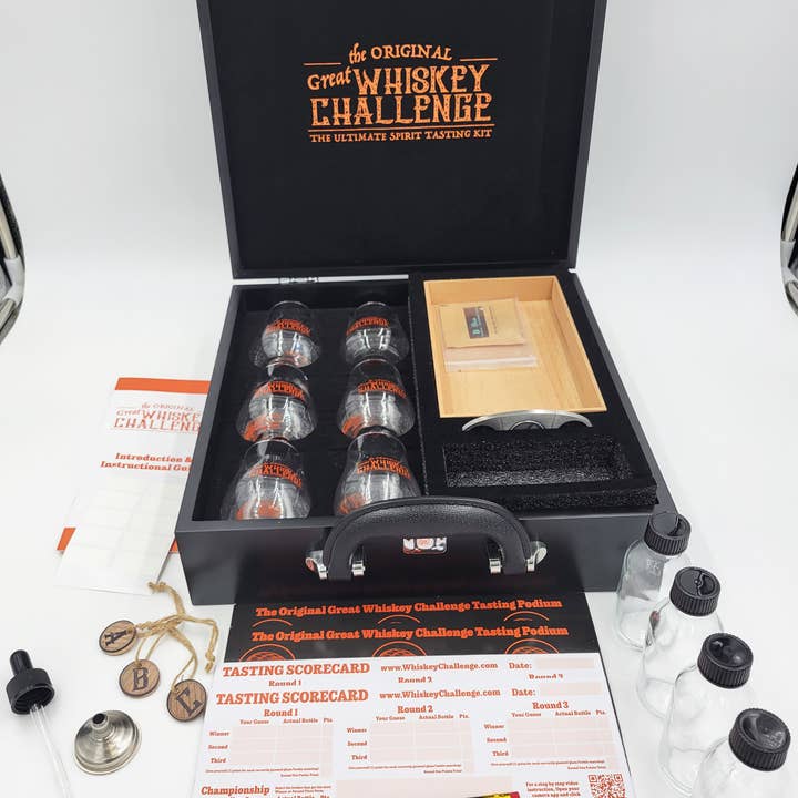 The Original Great Whiskey Challenge - Wholesale Humidor/Cigar Accessory - GWC CIGAR Option Master Edition Blind Tasting Kit