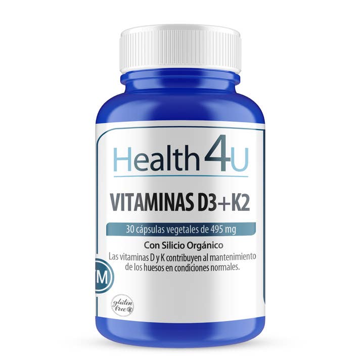 H4U Vitamins D3+K2 30 vegetable capsules for wholesale by Pridahofarma