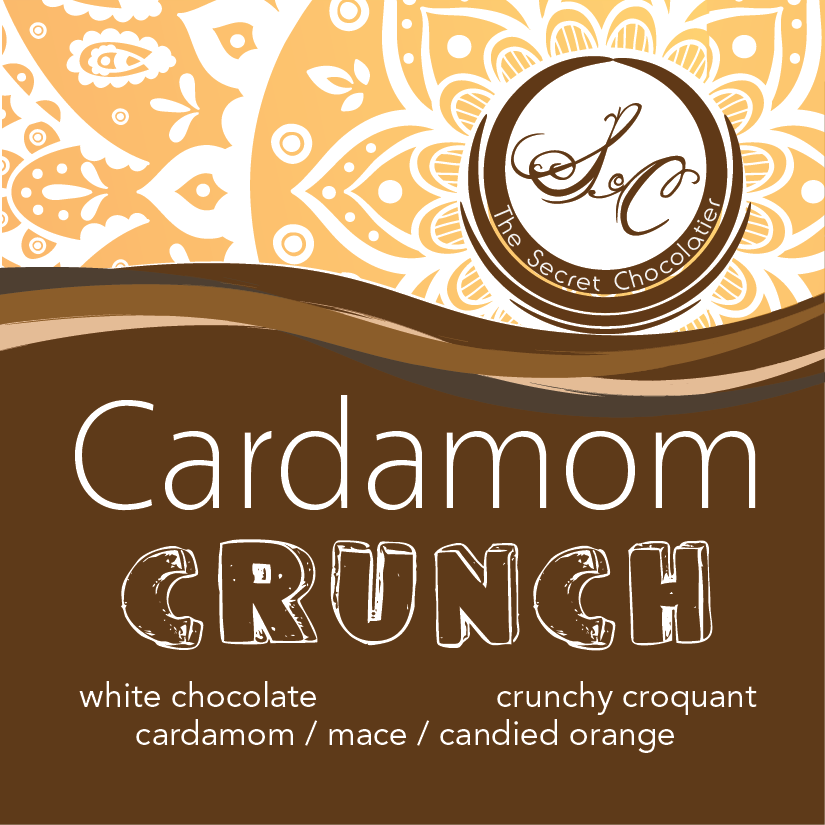 The Secret Chocolatier - Wholesale Chocolate Bar - Cardamom Crunch Bark2