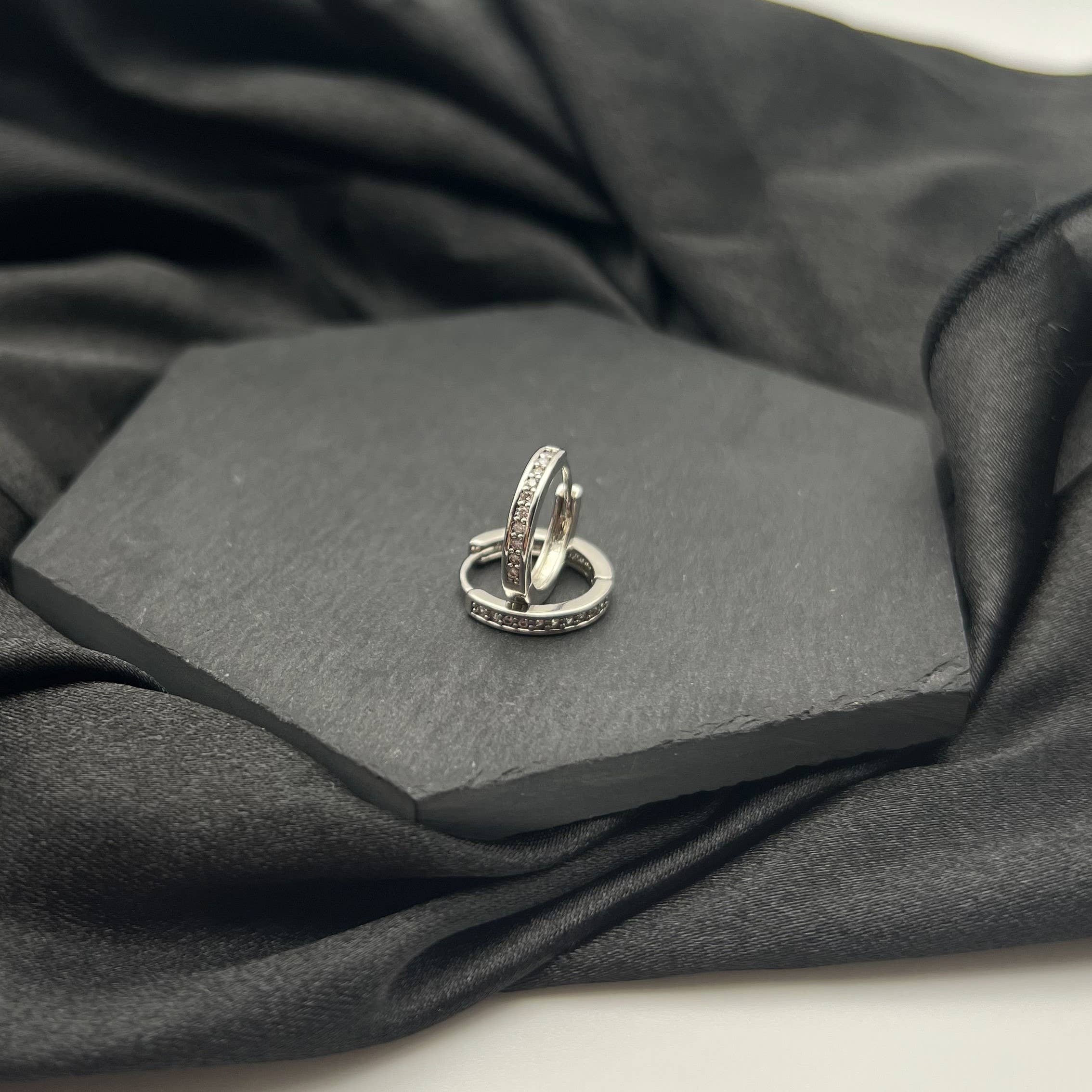 Howard's - Wholesale Hoop Earrings - Pave Style Hoop Earrings2