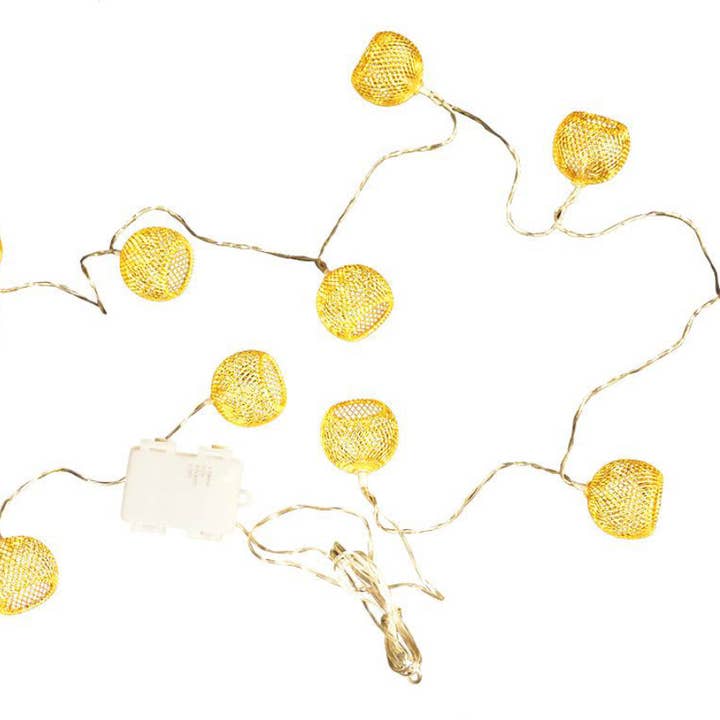 OutdoorSolarOutlet – wholesale String lights – Hampton Bay Indoor 12 ft. Battery Operated Metal Integrated LED String Lights (10-Light)3