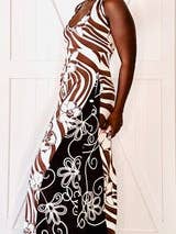 Thanks A Latte Halter Palazzo Jumpsuit for wholesale by Aerial Clothing sRQ