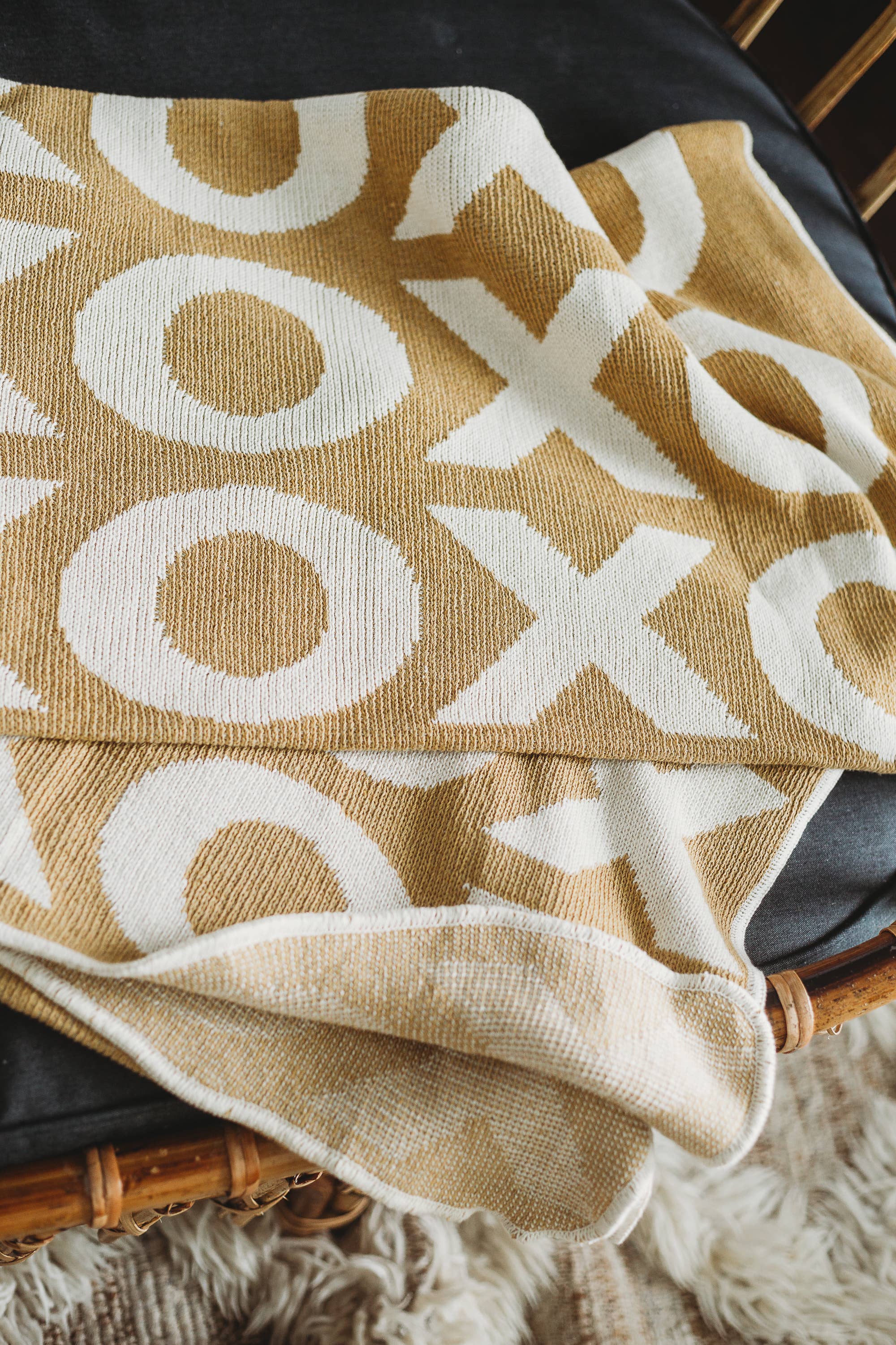Modern Burlap – Großhandel Überwurfdecke – Hergestellt in den USA | XO Throw Blanket | NEUES DESIGN10