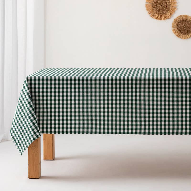 GAMUSI – wholesale Duk – Fläckbeständigt vaxdukstyg med vichy-rutigt bomullsmönster13